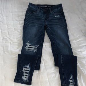 american eagle high waisted jeggings